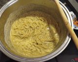 Foto del paso 8 de la receta: Spaghetti o Espaguetis con crema de calabacín y almejas frescas o de conserva