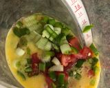 A picture of step 2 of Omelette Masala.