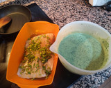 Foto del paso 4 de la receta: Lubina con salsa de espinacas