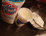 A picture of step 1 of Naan Bread.