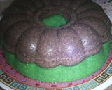 Foto langkah ke 7 dari resep Brownis Coklat Pandan Rice Cooker.