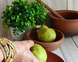 A picture of step 1 of Masala Pear & Mint Lassi For Diwali Party.