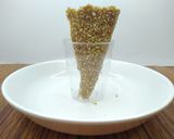 A picture of step 6 of Chikki surprise.