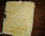 A picture of step 6 of Banana French toast roll ups with peanut sauce. #breakfastideas.