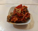 รูปขั้นตอนการทำที่ 1 ของ เอ็นไก่ผักพริกกะปิ