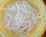Hình bước làm 2 của món Mứt dừa non matcha