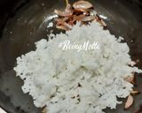 A picture of step 2 of Onion Rice.