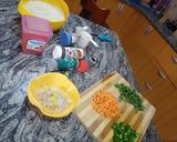 A picture of step 1 of Savoury rice with grilled fish sauce and Avocado salad.