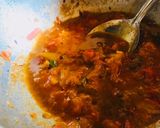 A picture of step 3 of Dal Palak.