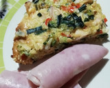 Foto del paso 4 de la receta: Tarta sin masa de pollo reciclado y vegetales. Cena light!