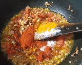 A picture of step 3 of French beans sabzi.