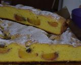 Pas rețetă Prăjitură cu piersici și migdale trase în ciocolată:) 3 fotografie