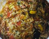 A picture of step 7 of Tomato Pulao.