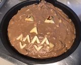 Une image de l'étape 12 de Flan d'Halloween au chocolat, poires et menthe.