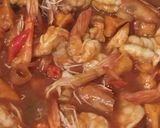 Foto langkah ke 4 dari resep Udang Tahu Saus Asam Manis.