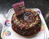 A picture of step 3 of Dryfruits vanilla cake.