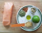 Foto del paso 1 de la receta: Salmón con salsa de pepitas y mostaza