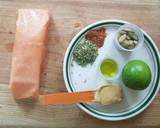 Foto del paso 1 de la receta: Salmón con salsa de pepitas y mostaza