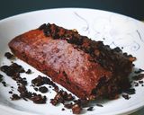 รูปขั้นตอนการทำที่ 4 ของ Vegan Chocolate Oat Cake