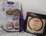 Foto del paso 1 de la receta: Patatas violetas con queso viejo en tartaletas y en croquetas