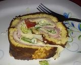 Foto del paso 3 de la receta: Pionono casero de fiambre con ensalada