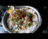 चिकन दम बिर्याणी (Chicken dum biryani recipe in marathi) रेसिपी स्टेप 7 फोटो 