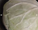 A picture of step 1 of Dolmades (Stuffed Cabbage Rolls).