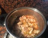 Foto del paso 2 de la receta: Polenta con salsa roja de pollo