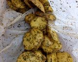 Foto del paso 15 de la receta: Patas muslo empanadas con papas zarpadas al horno!