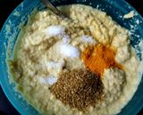 A picture of step 3 of Moong dal dosa.