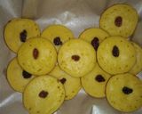 Foto langkah ke 9 dari resep Kue lumpur kabocha (labu kuning) empuk dan gurih.
