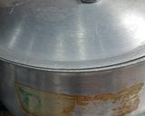 A picture of step 4 of Tarka rice.