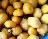 A picture of step 3 of Sweet punugulu (Urad dal sweet balls).
