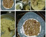 A picture of step 3 of Bread and Egg Halwa....