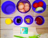 Foto langkah ke 1 dari resep Tomatoes with scrambled eggs (Orak Arik Telur Tomat).