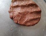 A picture of step 3 of Red rice and jaggery anarse.