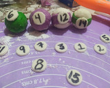 Foto del paso 13 de la receta: Panqué de café, base para pastel en forma de mesa de billar