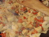 Tarta de pollo y champiñones con masa integral