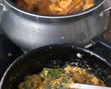 A picture of step 4 of Patiyala chicken.