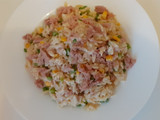 Salade des pâtes (langue d'oiseaux)