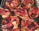 A picture of step 7 of Chicken Wrapped with Bacon Stuffed with Cream Cheese and Jalapeño.