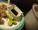 A picture of step 2 of Chicken and shitake dimsum /dumplings .