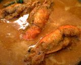 A picture of step 7 of Prawn Malai curry.