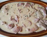 A picture of step 5 of Pork Tenderloin with Pepper Sauce.