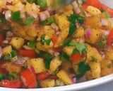 A picture of step 5 of Juicy, Tangy Pineapple Salad.