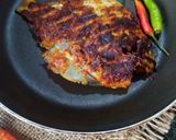 A picture of step 4 of Tandoori pomfret.
