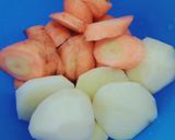 Foto langkah ke 3 dari resep SOP ceker ayam bumbu padang.