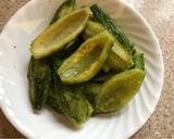 Karela (bitter gourds) boatDussehra recipe step 1 photo