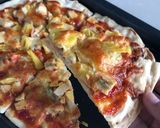 รูปขั้นตอนการทำที่ 8 ของ 🍕พิซซ่าแป้งบางกรอบ