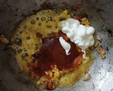 A picture of step 3 of Cheesey leftover chapati pasta.